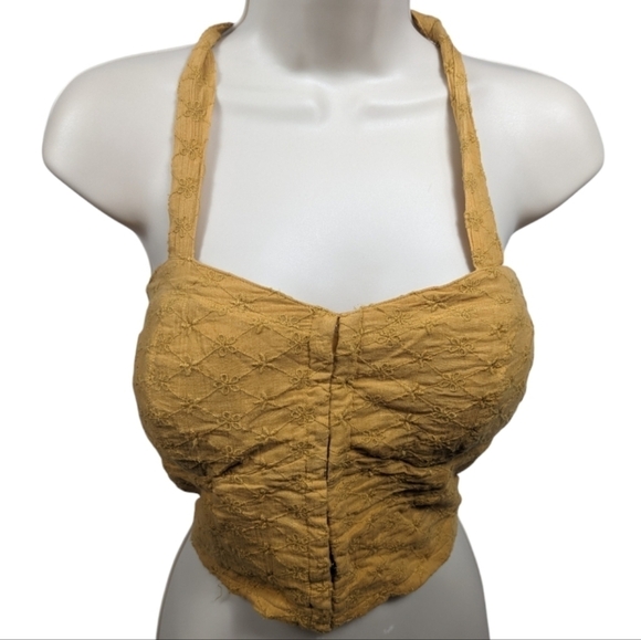 AE Corset Style Crop Top Sz L - Picture 1 of 8